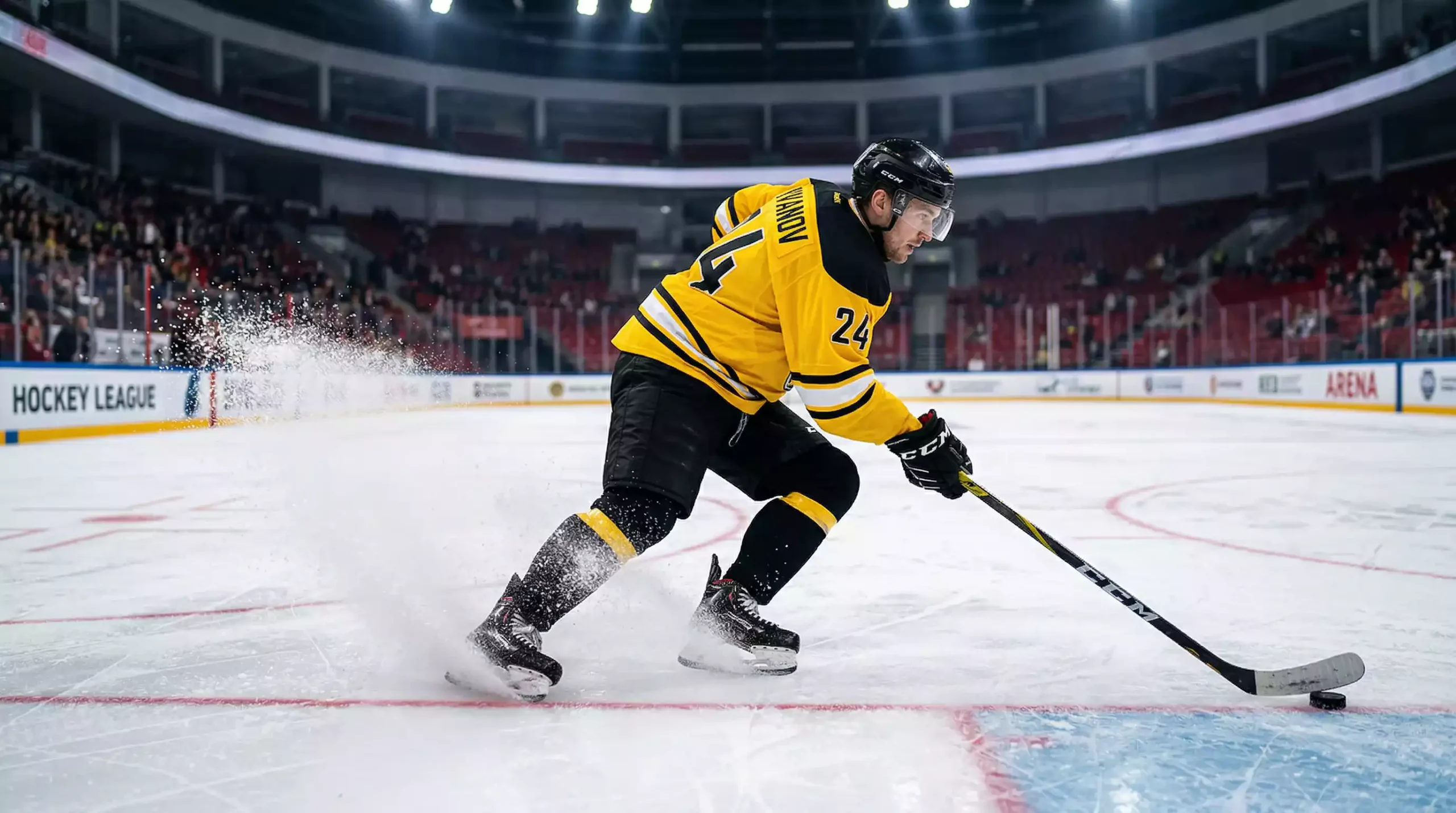 Adler Mannheim Spieler auf dem Eis in der SAP Arena