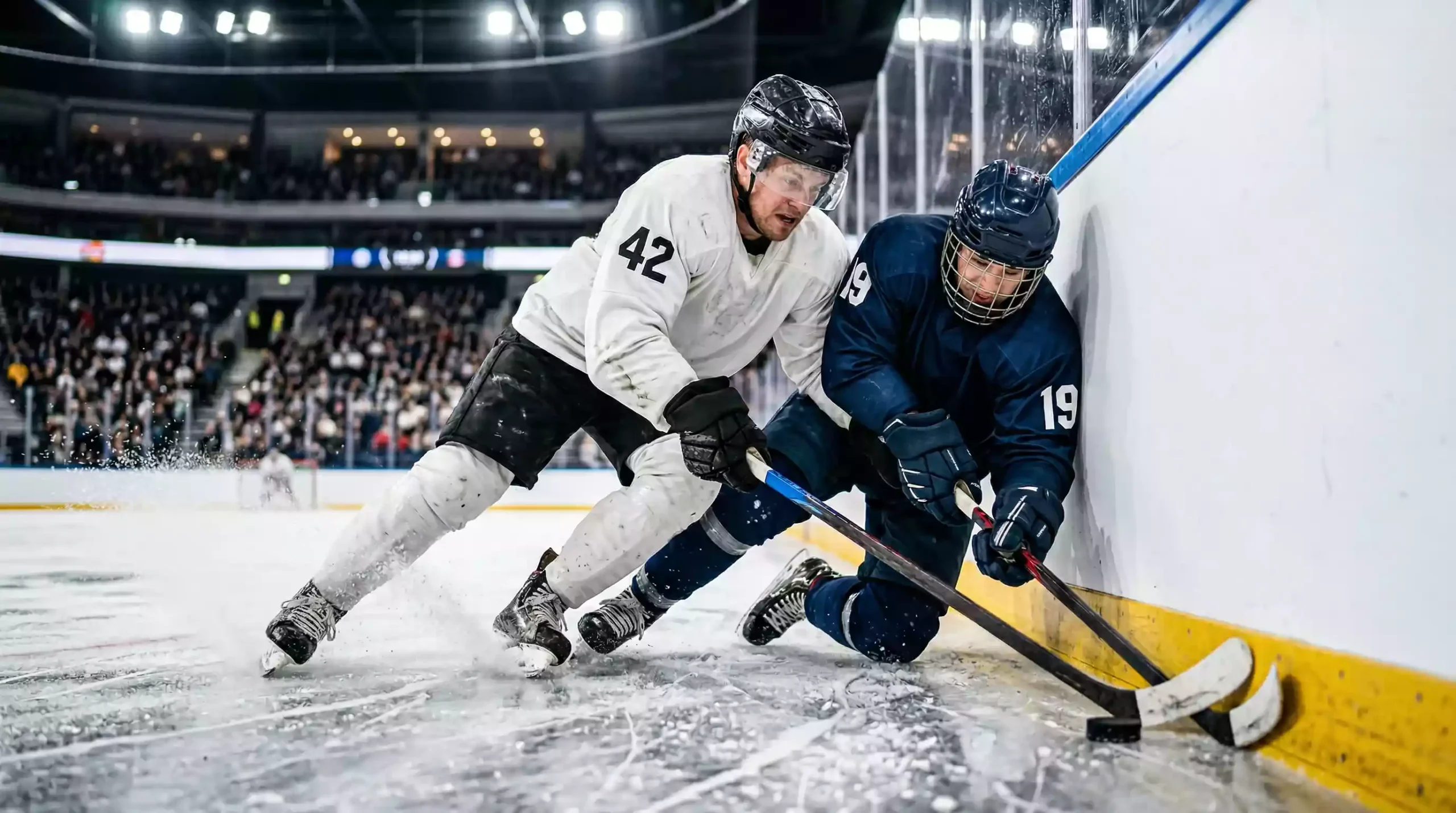 DEL Wetten – Eishockeyspieler der Deutschen Eishockey Liga im Zweikampf